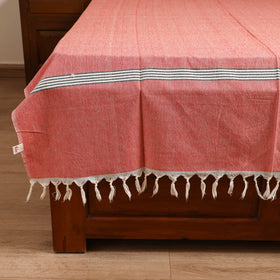 Handloom Cotton Single Bedsheet (90 x 60 in) 308