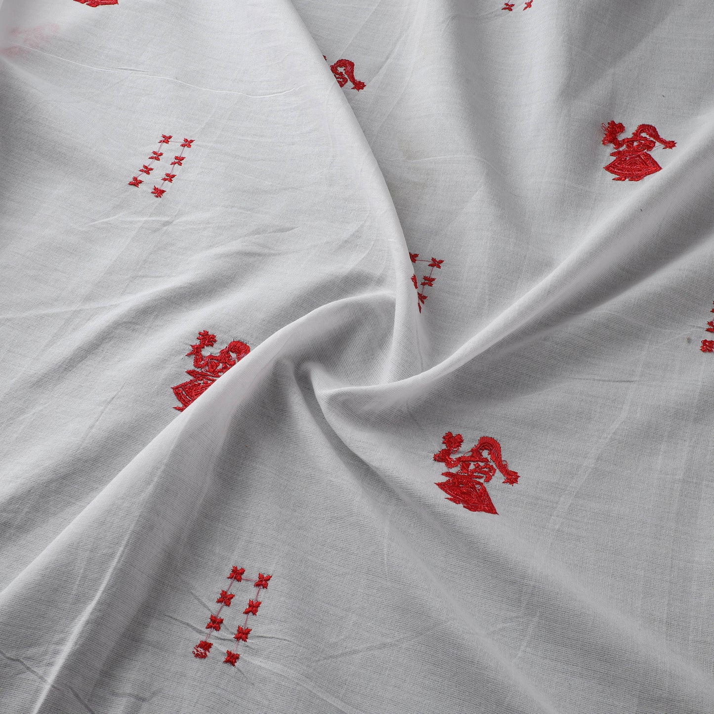 Sambalpuri Embroidery Cotton Fabric 14