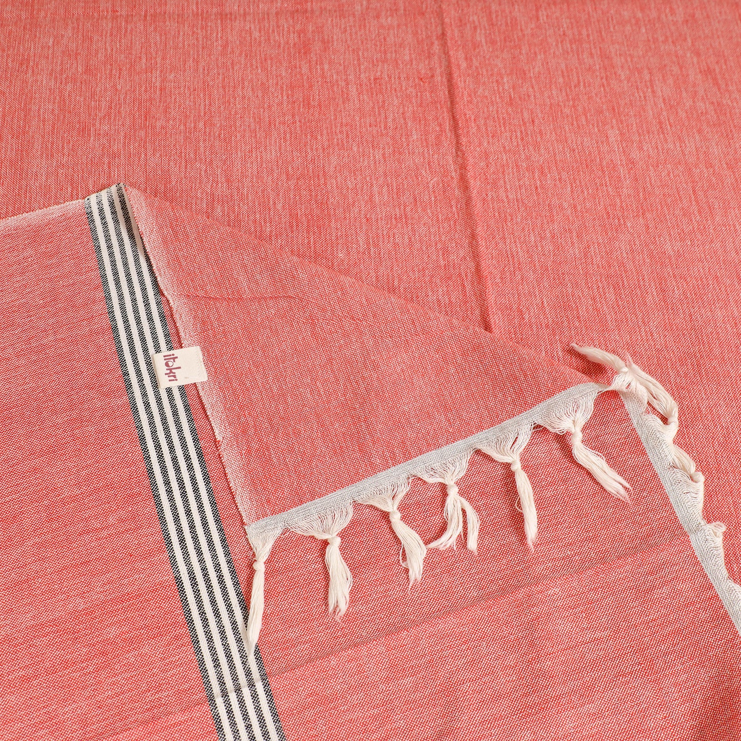 Handloom Cotton Single Bedsheet (90 x 60 in) 308