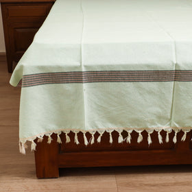 Handloom Cotton Single Bedsheet (90 x 60 in) 309