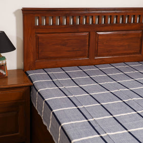 Handloom Cotton Single Bedsheet (90 x 60 in) 310