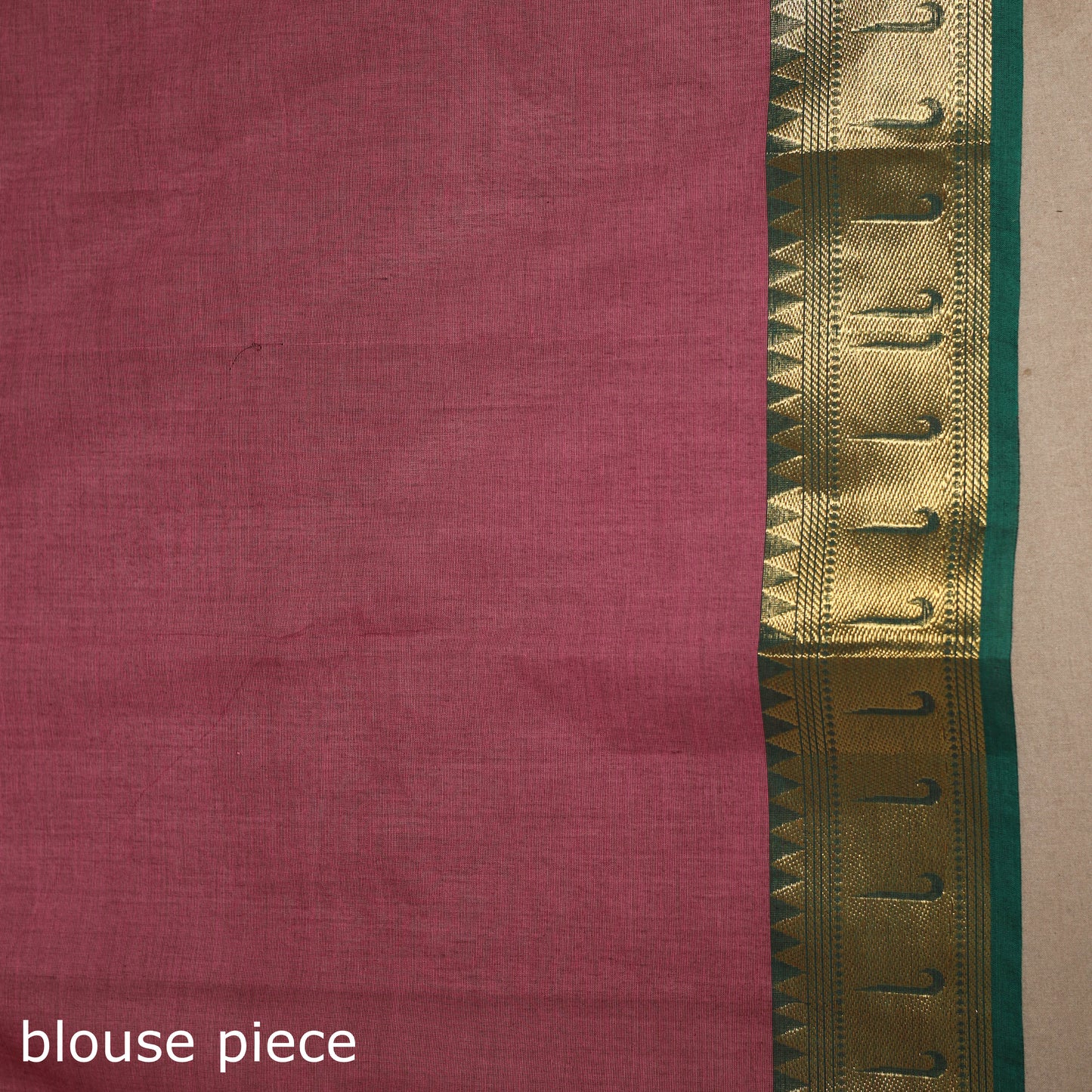 Purple - kandangi buti chettinad cotton saree with border