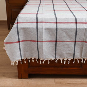Handloom Cotton Single Bedsheet (90 x 60 in) 311