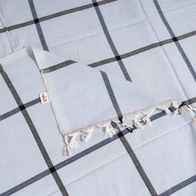 Handloom Cotton Single Bedsheet (90 x 60 in) 312