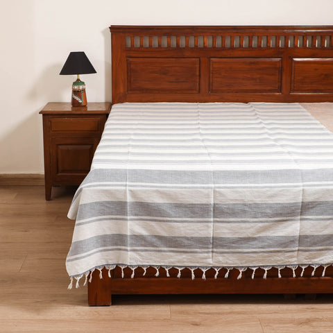 Handloom Cotton Single Bedsheet (90 x 60 in) 314