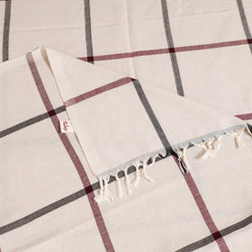 Handloom Cotton Single Bedsheet (90 x 60 in) 315