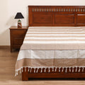 Handloom Cotton Single Bedsheet (90 x 60 in) 319