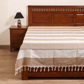 Handloom Cotton Single Bedsheet (90 x 60 in) 319