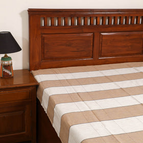 Handloom Cotton Single Bedsheet (90 x 60 in) 319