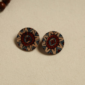 Handcrafted Wooden Beads Fabart Necklace Set 31