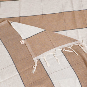 Handloom Cotton Single Bedsheet (90 x 60 in) 319