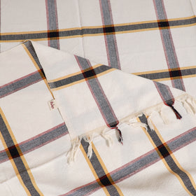 Handloom Cotton Single Bedsheet (90 x 60 in) 321