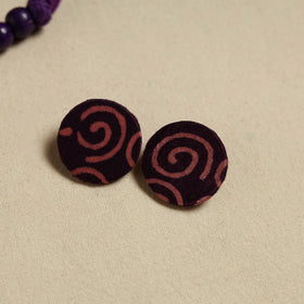 Handcrafted Wooden Beads Fabart Necklace Set 36