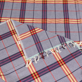 Handloom Cotton Single Bedsheet (90 x 60 in) 323