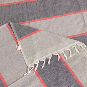 Handloom Cotton Single Bedsheet (90 x 60 in) 324