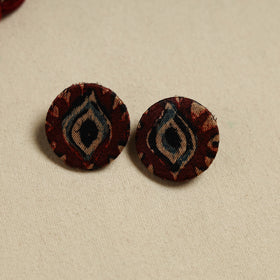 Handcrafted Wooden Beads Fabart Necklace Set 43