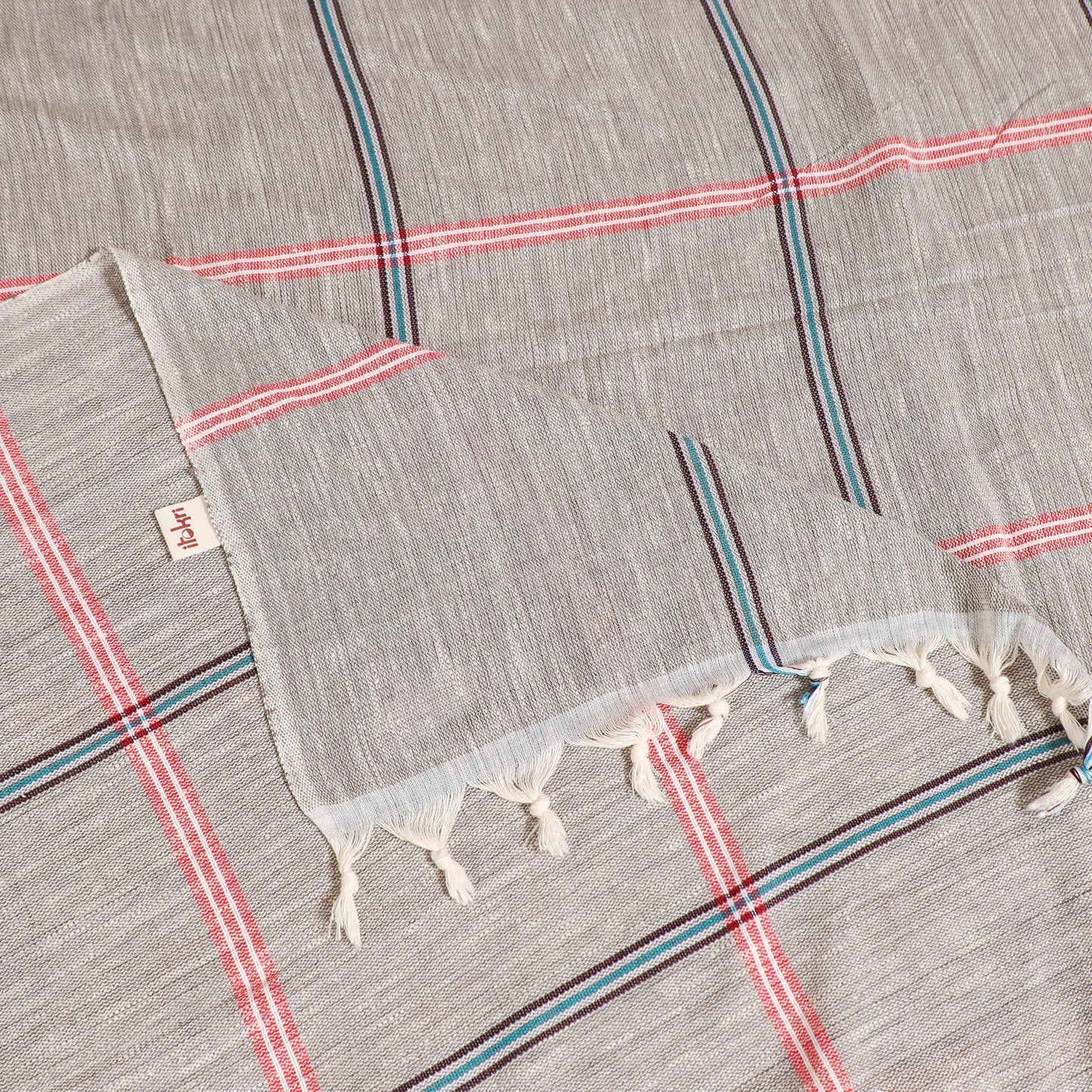 Handloom Cotton Single Bedsheet (90 x 60 in) 325