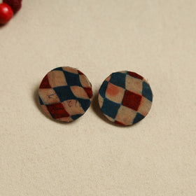 Handcrafted Wooden Beads Fabart Necklace Set 44