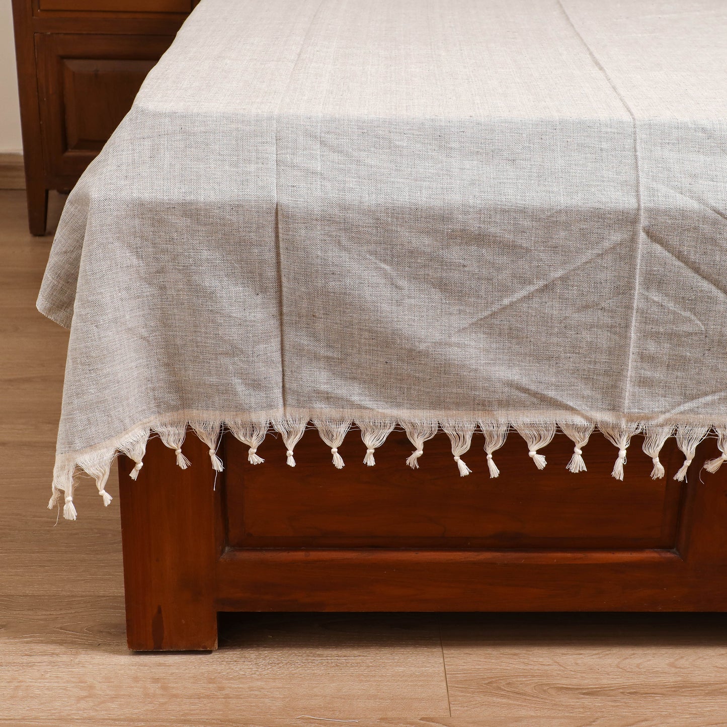 Handloom Cotton Single Bedsheet (90 x 60 in) 326