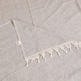 Handloom Cotton Single Bedsheet (90 x 60 in) 326