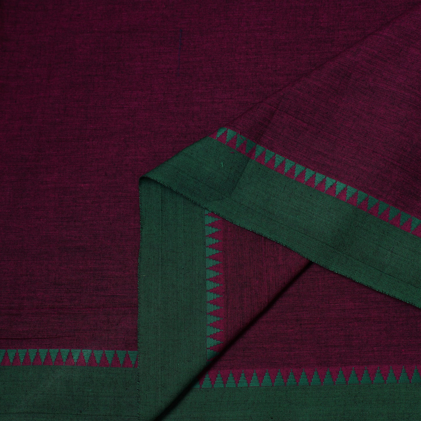 Dharwad Cotton Fabric with Thread Border 08