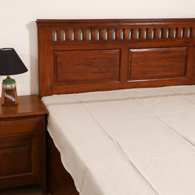 Handloom Cotton Single Bedsheet (90 x 60 in) 331
