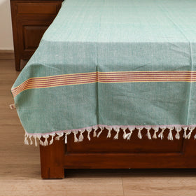 Handloom Cotton Single Bedsheet (90 x 60 in) 332