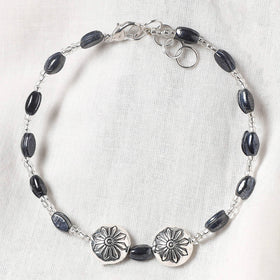 Grey - Handcrafted Stone Work GS Anklet 02