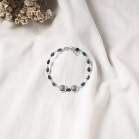 Grey - Handcrafted Stone Work GS Anklet 02
