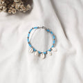 Blue - Handcrafted Stone Work GS Anklet 04