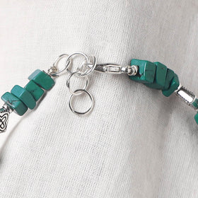 Green - Handcrafted Stone Work GS Anklet 05