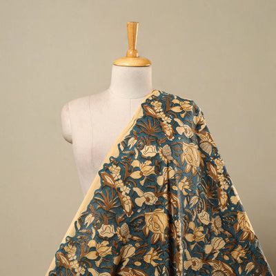 Multicolor Block Print Cotton Sanganeri Fabric