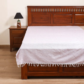 Handloom Cotton Single Bedsheet (90 x 60 in) 336