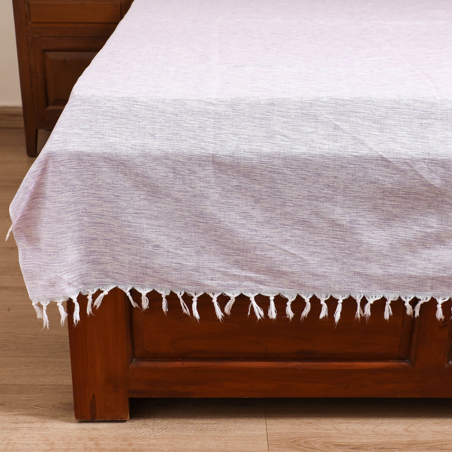 Handloom Cotton Single Bedsheet (90 x 60 in) 336