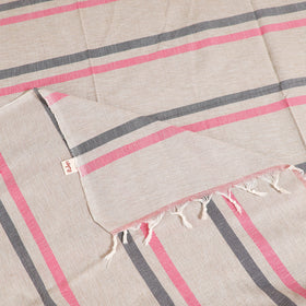 Handloom Cotton Single Bedsheet (90 x 60 in) 337