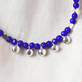 Blue - Handcrafted Stone Work GS Anklet 12