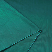 Green - Elegant Slub Silk Plain Fabric 09