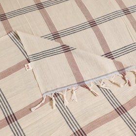 Handloom Cotton Single Bedsheet (90 x 60 in) 338