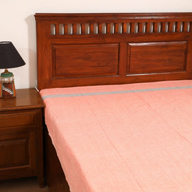 Handloom Cotton Single Bedsheet (90 x 60 in) 339