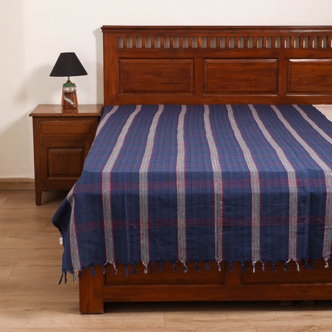 Handloom Cotton Single Bedsheet (90 x 60 in) 340