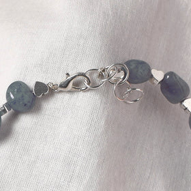 Grey - Handcrafted Stone Work GS Anklet 15