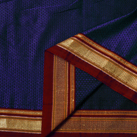 Purple - Karnataka Weave Cotton Khun Fabric 01