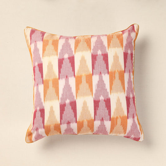 Multicolor - Pochampally Ikat Cotton Cushion Cover (16 x 16 in)