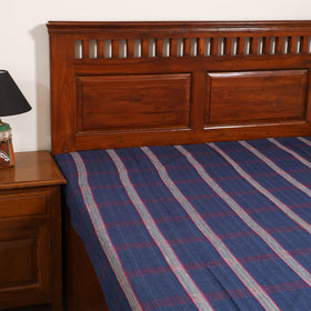 Handloom Cotton Single Bedsheet (90 x 60 in) 340