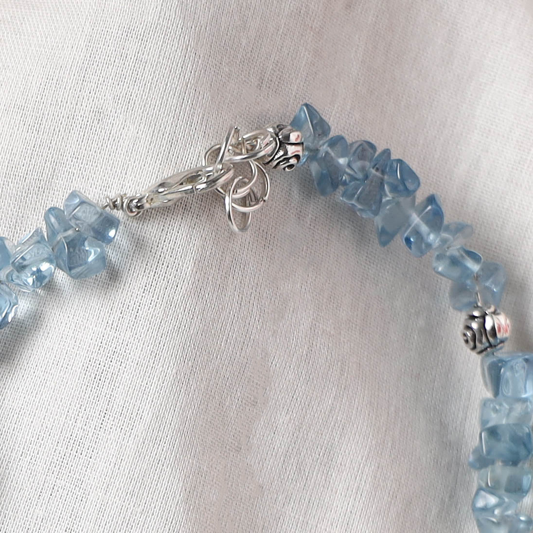 Blue - Handcrafted Stone Work GS Anklet 17