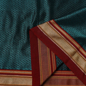 Green -  Karnataka Weave Cotton Khun Fabric 04