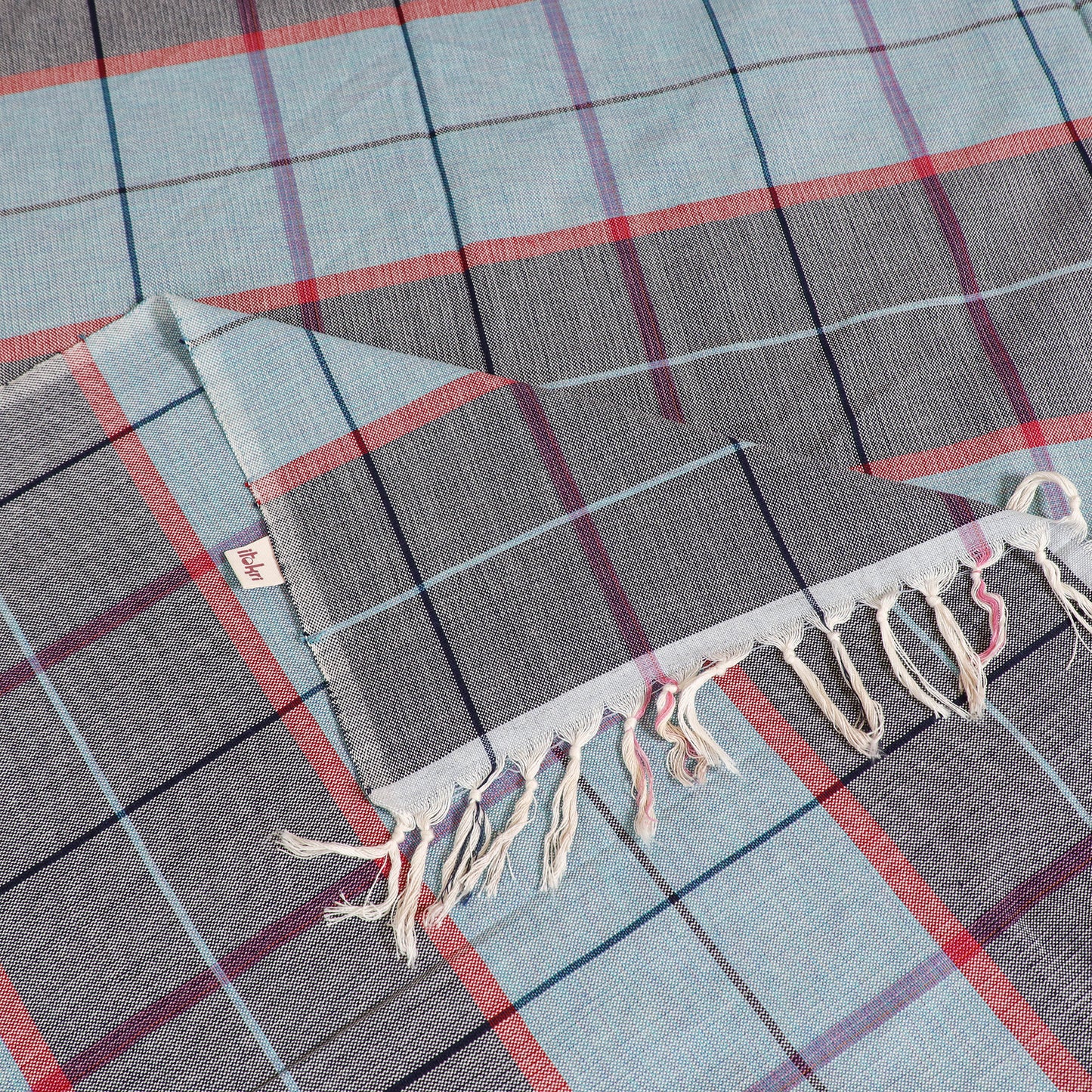 Handloom Cotton Single Bedsheet (90 x 60 in) 342