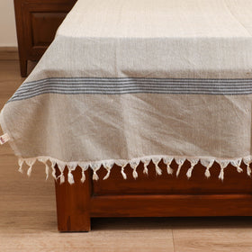 Handloom Cotton Single Bedsheet (90 x 60 in) 343