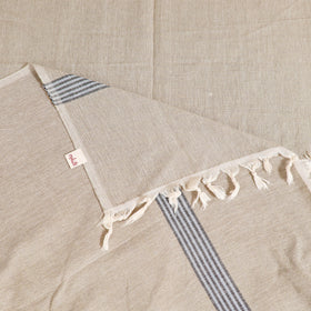 Handloom Cotton Single Bedsheet (90 x 60 in) 343