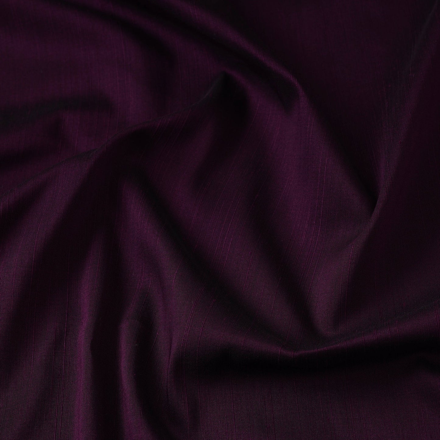 Purple - Plain Slub Silk Fabric